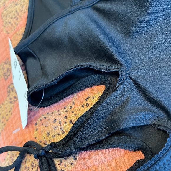 Sold UO Tidal Waves Side-Tie Cutout Mini Dress - Picture 6 of 13